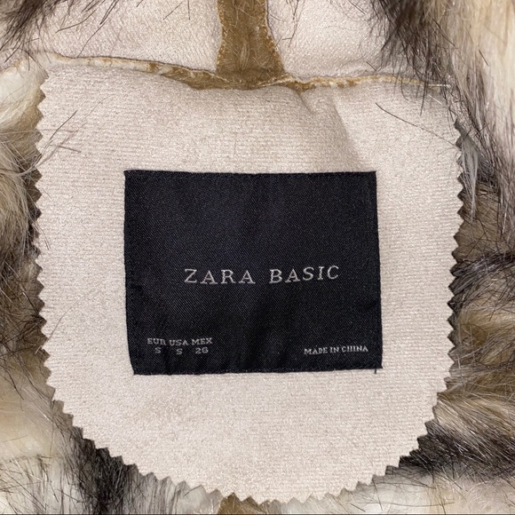 ZARA BASIC Faux Fur Vest - Picture 7 of 8